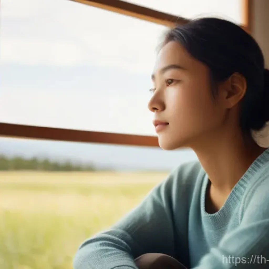 비폭력 커뮤니케이션과 비폭력적 갈등 해결 - **Prompt for Self-Reflection and Inner Peace:**
A serene portrait of a young adult, gender-neutr...