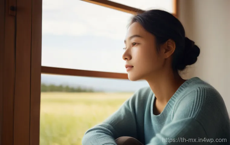 비폭력 커뮤니케이션과 비폭력적 갈등 해결 - **Prompt for Self-Reflection and Inner Peace:**
    A serene portrait of a young adult, gender-neutr...